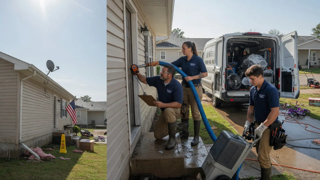 Ceiling Water Damage Restoration in Foosland, IL near me